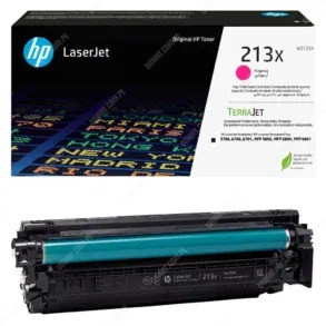 Toner Hp W2133X [213X] Color Magenta, Para Impresoras Hp Color LaserJet Enterprise 5700dn / 6700dn / 6701dn / MFP 5800dn / 6800dn, Rendimiento 6.000 Páginas.