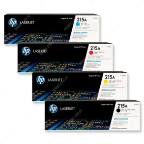 Juego De Toner Hp 215A [W2310A | W2311A | W2312A | W2313A] Color Negro Cyan Amarillo Magenta, Para Impresoras Hp Color Laserjet Pro M182nw / M182fw / M183fw.