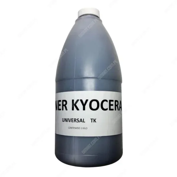 Botella Recarga De Toner Polvo Kyocera TK-3182 [1 Kilo] Color Negro, Compatible Con Impresoras Kyocera Ecosys M3655idn / P3055dn / P3155dn y Otros.