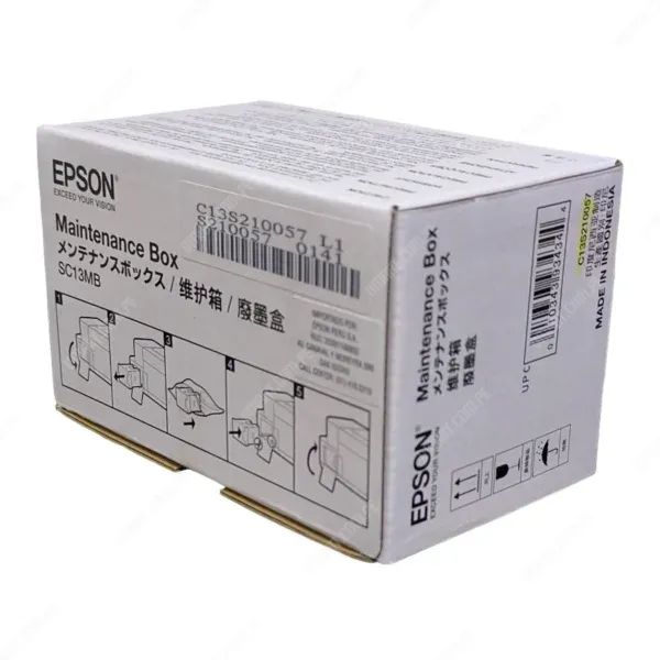 Cartucho Caja De Mantenimiento Epson SC13MB [C13S210057] Original, Para Impresoras Plotter Epson SureColor SC-T3100X / SC-T3170X / SC-F570 / SC-F571.