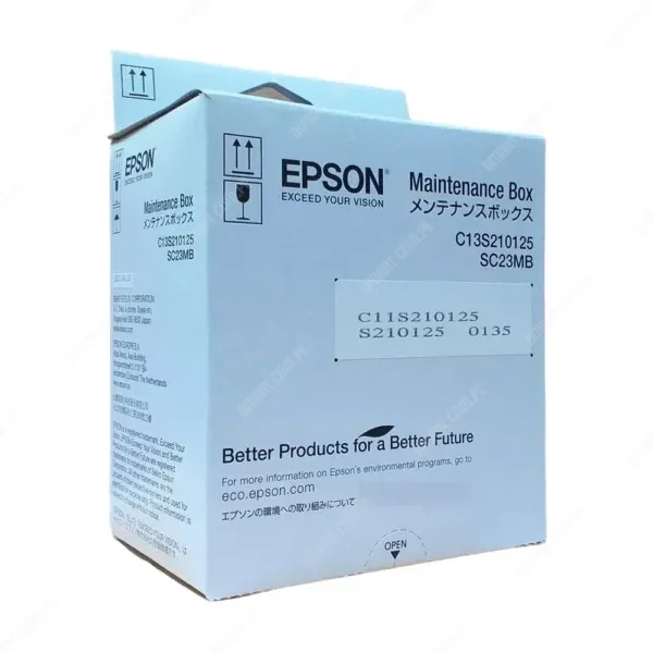 Caja De Mantenimiento Epson SureColor F170 SC23MB [C13S210125] Original, Para Impresoras Epson SureColor SC-F100 / SC-F130 / SC-F160 / SC-F170.