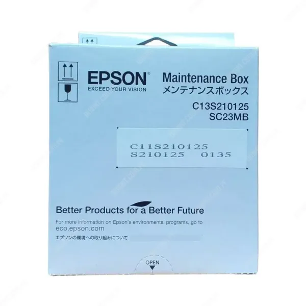 Caja De Mantenimiento Epson SC23MB [C13S210125] Original, Para Impresoras Epson SureColor SC-F100 / SC-F130 / SC-F160 / SC-F170.