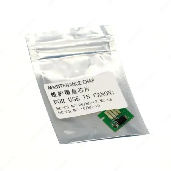 Chip Caja De Mantenimiento Canon MC-10, Compatible Con Cajas De Mantenimiento Canon MC-05 / MC-06 / MC-07 / MC-08 / MC-09 / MC-10 / MC-16. Chips De Un Solo Uso.