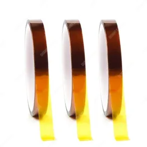 Cinta De Alta Temperatura Cinta Adhesiva Termica Kapton Ideal Para Usar en Tazas, Platos, Mouse, Polos y Todo Articulo Sublimable (12mmx30mts)