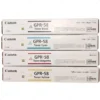 Toner Original Canon GPR-58 Color Negro Cyan Magenta Amarillo, Para Impresoras Canon imageRUNNER ADVANCE C256iF / C356iF / DX C257iF / C357iF (Juego Completo)