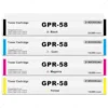 Toner Compatible Canon GPR-58 Color Negro Cyan Magenta Amarillo, Para Impresoras Canon imageRUNNER ADVANCE C256iF / C356iF / DX C257iF / C357iF (Juego Completo)