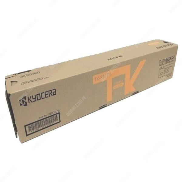 Cartucho De Tóner Kyocera TK-8117Y Color Amarillo, Para Impresoras Kyocera Ecosys M8124cidn / M8130cidn, Rendimiento 6.000 Páginas.