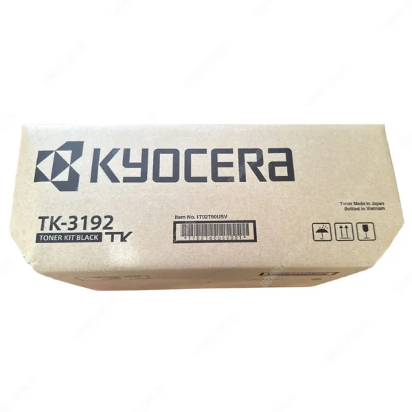 Cartucho De Tóner Kyocera TK-3192 Negro, Para Impresoras Kyocera Ecosys M3660idn / M3860idn / M3860idnf / P3060dn / P3260dn, Rendimiento 25.000 Páginas.