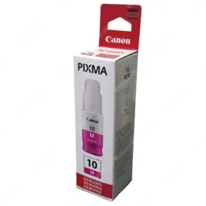 Botella De Tinta Canon GI-10 Magenta Original, Para Impresoras Canon Pixma G6010 / G6011 / G7010 /  GM2010 / GM2011, Rendimiento 7.700 Páginas.