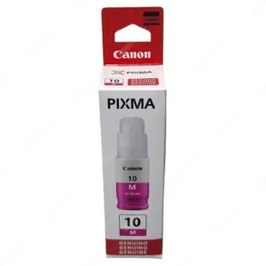 Botella De Tinta Canon GI-10 Magenta Original, Para Impresoras Canon Pixma G6010 / G6011 / G7010 /  GM2010 / GM2011, Rendimiento 7.700 Páginas.