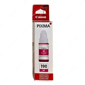 Tinta Canon GI-190 Magenta, Para Canon Pixma G1100 / G1110 / G2100 / G2101 / G2110 / G3100 / G3101 / G3110 / G4100 / G4110 / G4111, Rendimiento 7.000 Páginas.