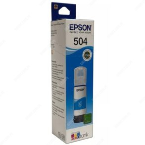 Botella De Tinta Epson T504220-AL Color Cyan, Compatible Con Epson Ecotank L4150 / L4160 / L4260 / L6270/ L14150, Rendimiento 6.000 Páginas.