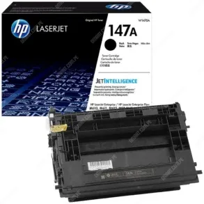 Toner Hp 147A W1470A Black, Compatible Con Hp LaserJet Enterprise M611dn / M611x / M612dn / MFP M635fht / M636fh / M636z, Rendimiento 10.500 Páginas.