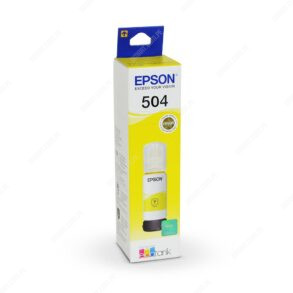 Botella De Tinta Epson T504420-AL Color Amarillo, Compatible Con Epson Ecotank L4150 / L4160 / L4260 / L6270/ L14150, Rendimiento 6.000 Páginas.