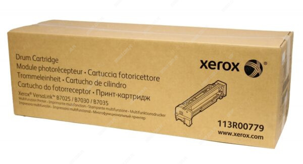 Unidad De Imagen Xerox 113R00779 Drum Unit, Para Impresoras Xerox VersaLink B7025 / B7030 / B7035, Rendimiento 80.000 Páginas.